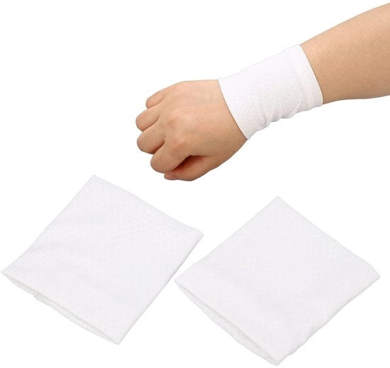 Polsbeschermer rinfrescante - 2 pezzi - Assorbente di sudore - Ice Silk - Unisex - Comfort respiro - Polsband