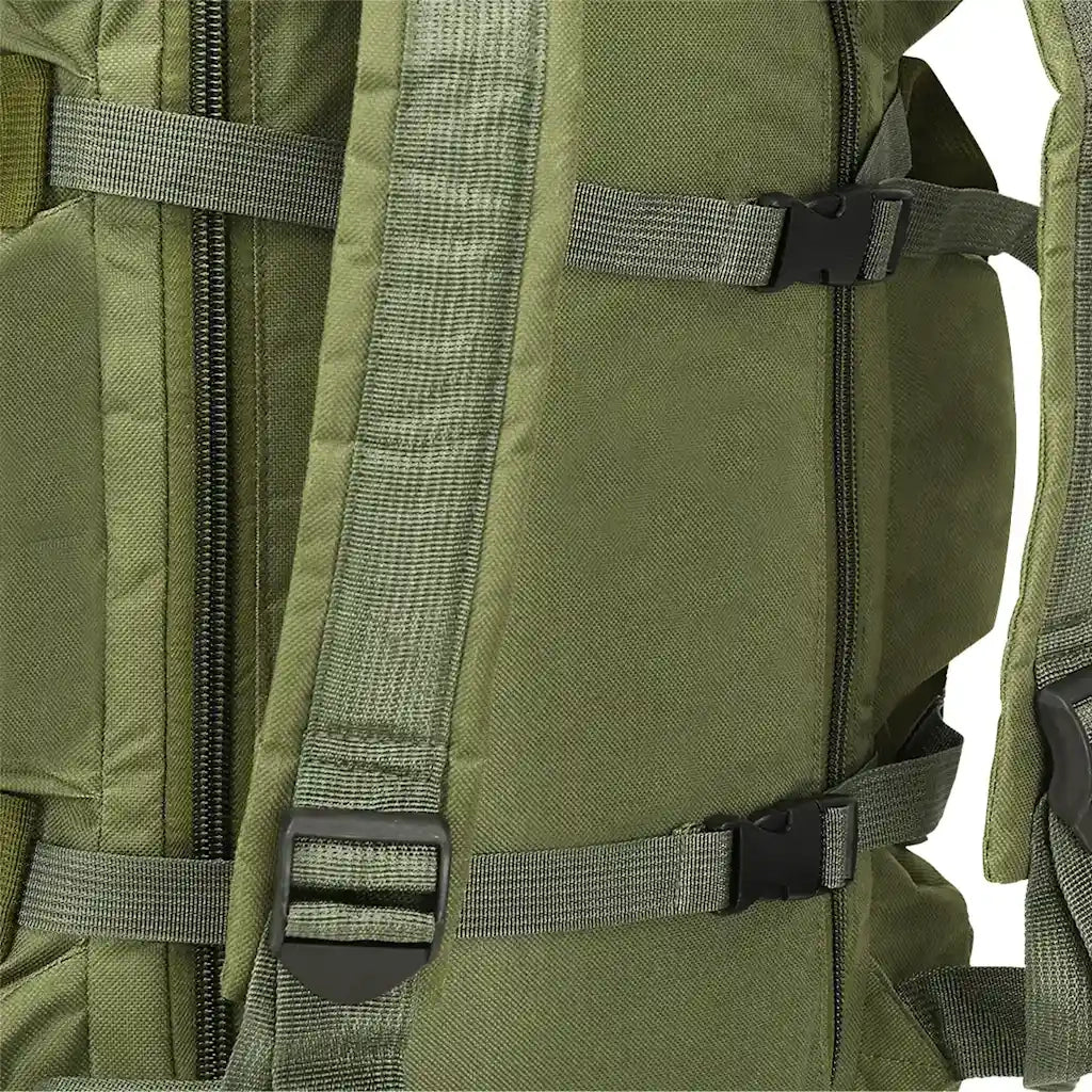 Borsone da Viaggio Stile Militare 3 in 1 45 L Verde Oliva CFW4816098