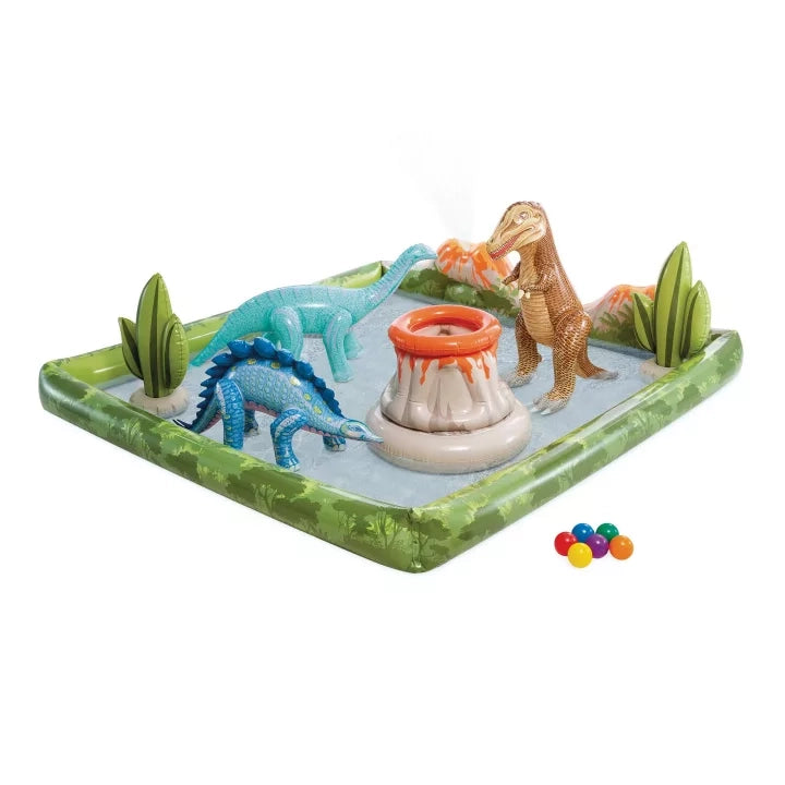 PISCINA GONFIABILE 'JURASSIC ADVENTURE PLAY CENTER' art. 56132  - INTEX