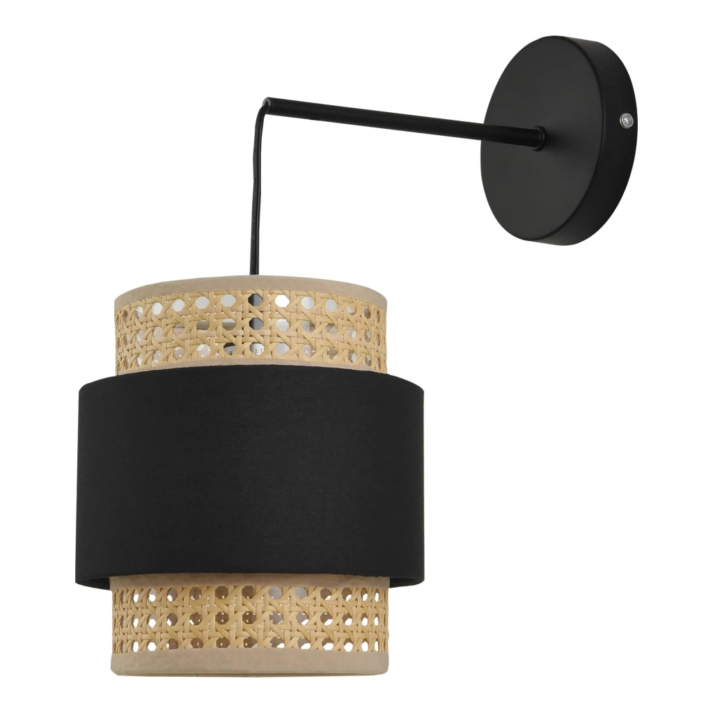 Applique per sala da pranzo/soggiorno 36 x 30 x 18 cm nero/beige 03_0007349