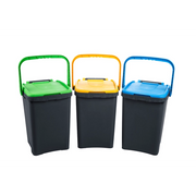PATTUMIERA ECOPLUS 20 lt - cm 34,5x34,5x34,5h