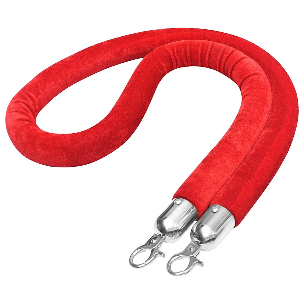 Cordone per Transenne Rosso e Argento in Velluto CFW2645460