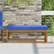 Cuscino da Sedia Esterno Blu Reale 111,5 x 40 x 8 cm