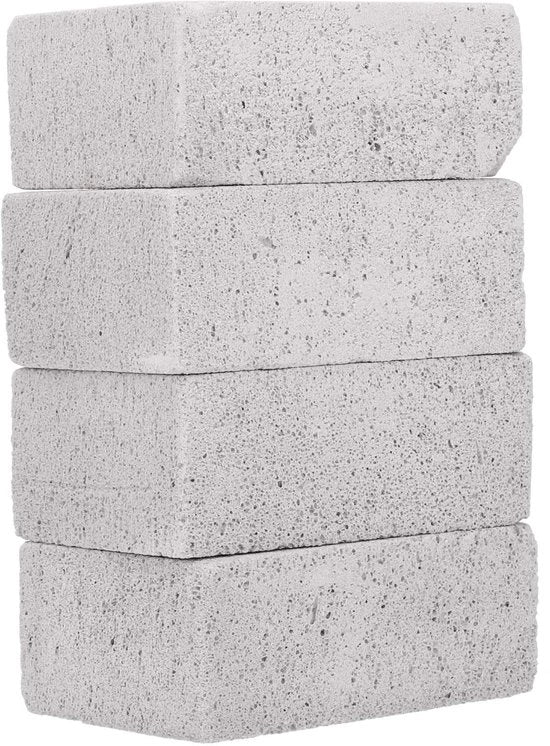 Blocco di pulizia 4 pezzi - Pietra di pulizia per fornelli - Pietra di pulizia per griglia - Blocco di pulizia - 300g - 9,5x4x7cm