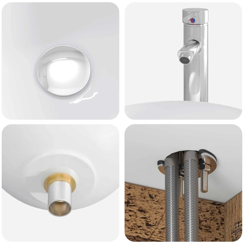 Set di mobili per il bagno 2 pz Legno antico 3404032