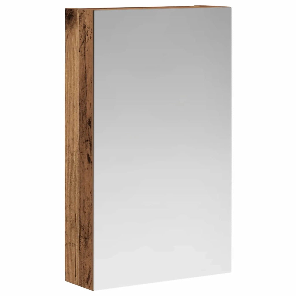 Mobiletto per specchio da bagno Legno vecchio 30 x 10,5 x 50 cm 889013