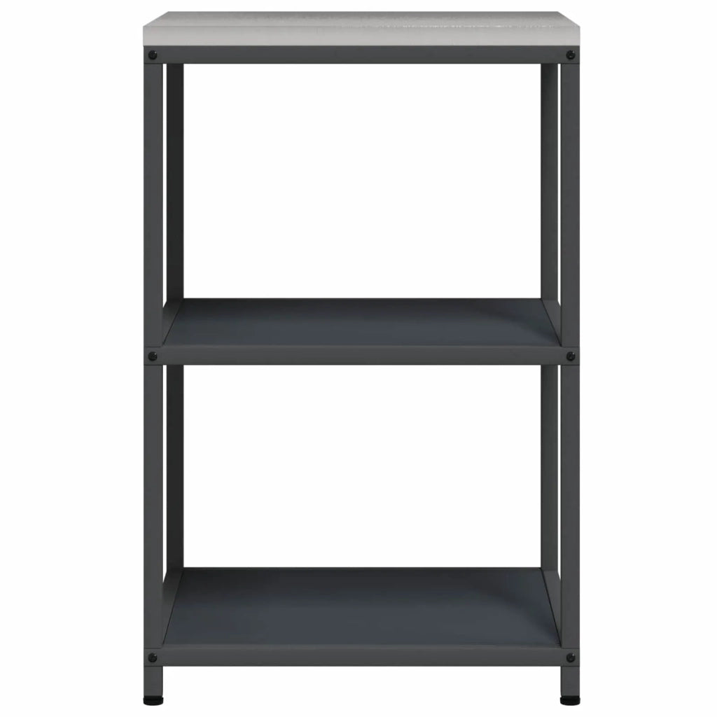 Pensile da cucina | Stoccaggio in cucina HATTEM Antracite 60 x 50 x 92 cm Acciaio