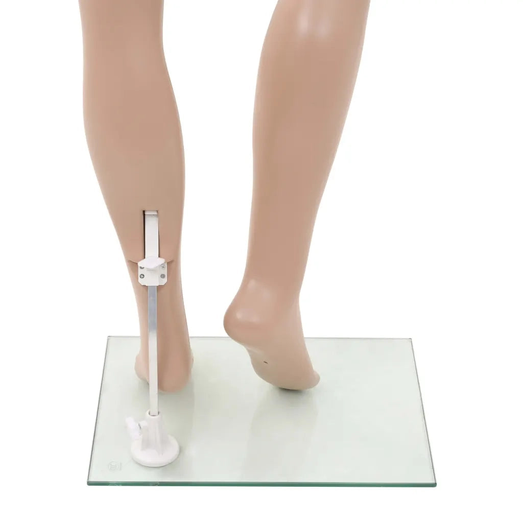 Manichino Donna con Base in Vetro 180 cm Beige CFW4951572