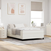 Struttura letto Panna 160x200 cm in tessuto corduroy