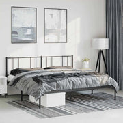 Giroletto con Testiera in Metallo Nero 193x203 cmcod mxl 105492