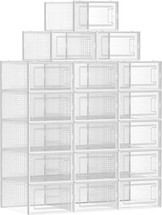 Sistema di Organizzazione per Scarpe - Organizzatore per Scarpe - Scatola per Scarpe - Sistemazione delle Scarpe - Da Non Manicare in Casa!