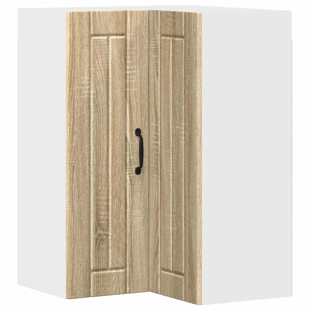 Mobile angolare per parete LUCCA Rovere Sonoma 57 x 57 x 80 cm