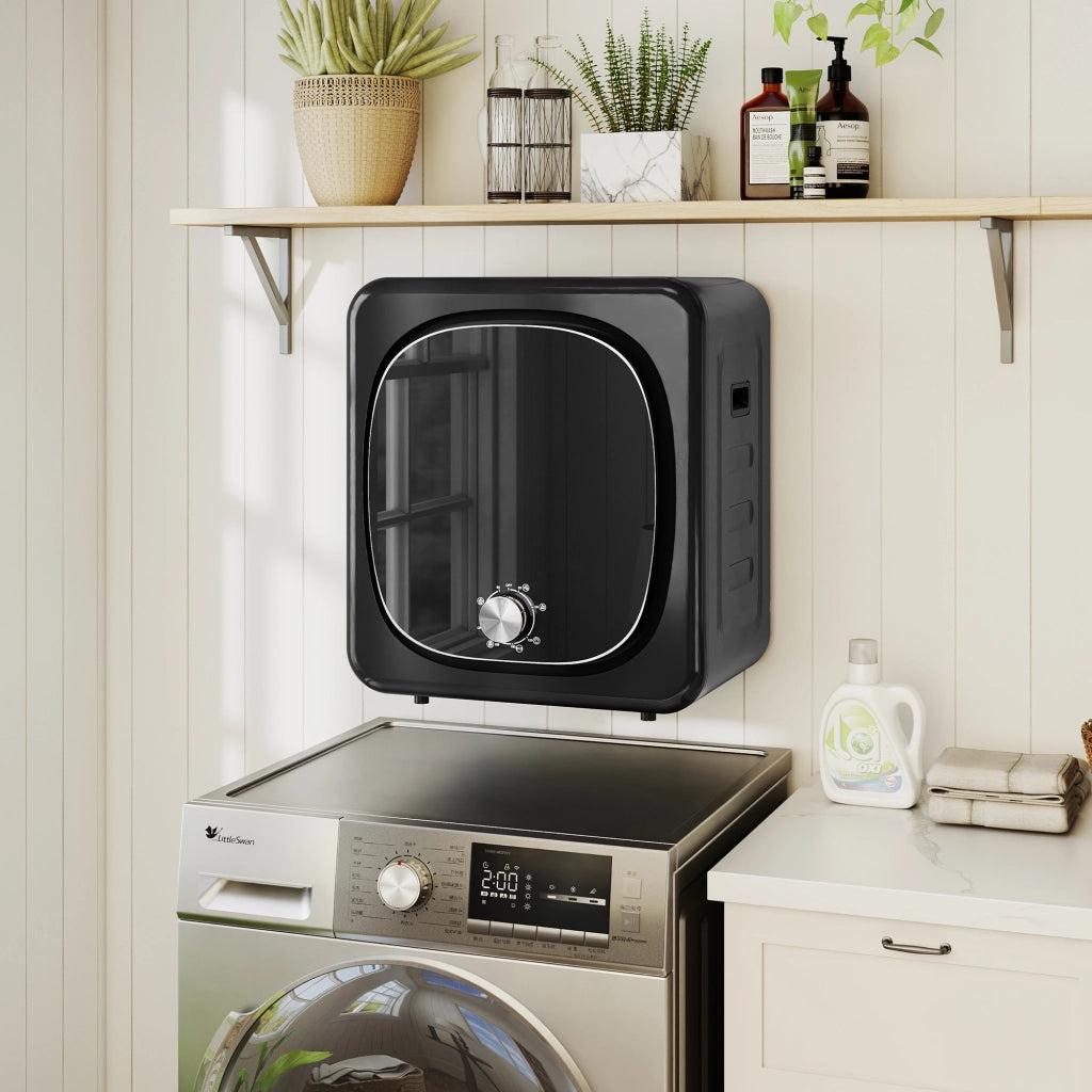 Asciugatrice 800 W 2,5 kg ¨C zephmum ¨C 5 programmi carica frontale acciaio inox