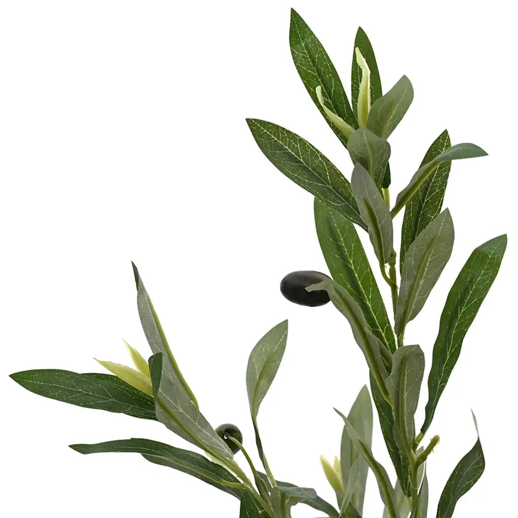 Albero Ulivo Artificiale 450 Foglie 120 cm Verde