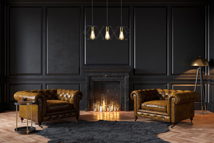 Lampada APP1132-3CP Black Gold