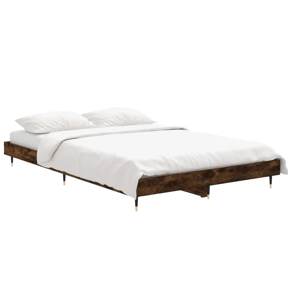 Giroletto senza Materasso Rovere Fumo 120x190 cm in Truciolato 832194