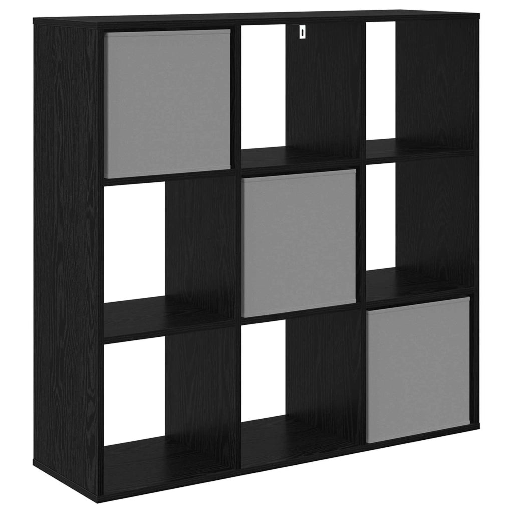 Credenza con cassetto Rovere Nero 102 x 31 x 99,5 cm 8000493
