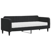 Divano letto | Sof¨¤ letto | Letto singolo con Materasso Nero 80x200 cm in Velluto
