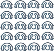 Veicoli per veering - 20 pezzi - Piano - Shuttle - Shell - - Compatibile con - 1 pollice di diametro - M-type - Blu.