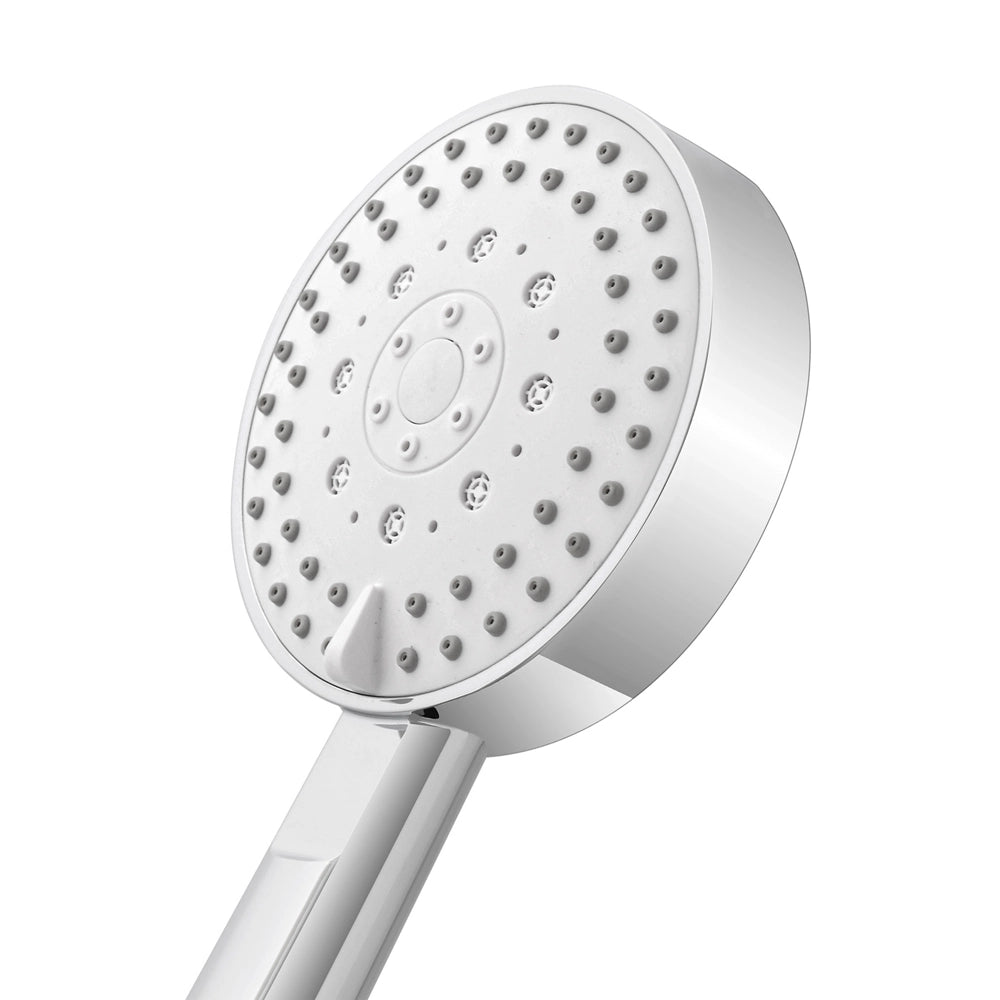 Doccino tondo 25,5cm cromato multigetto a getti concentrici in ABS anticalcare Hidra