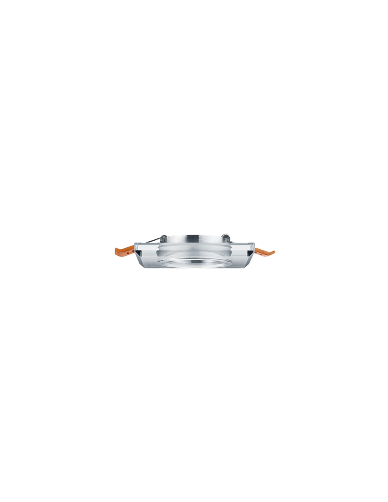 Faretto da Incasso Quadrato Kristallglas Pirin GU10 Cromo Trio Lighting