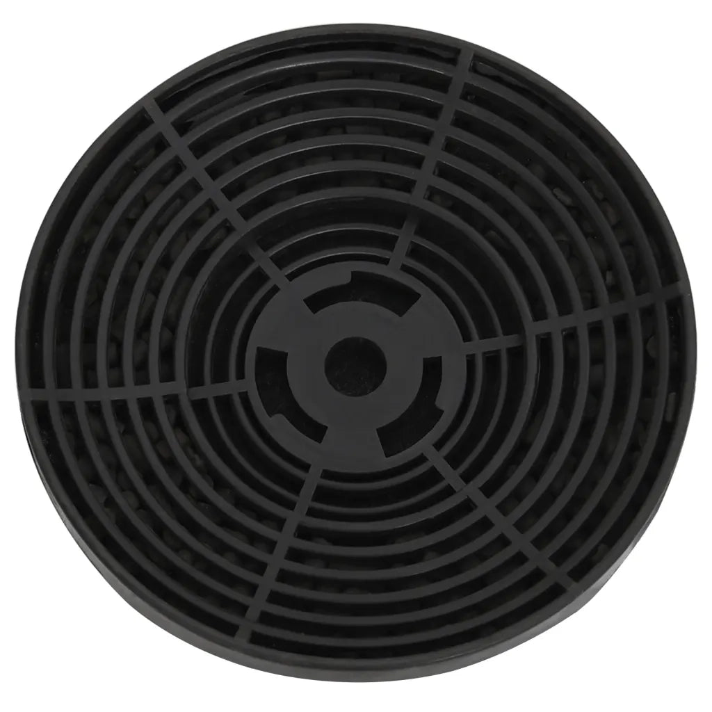 Filtri a Carbone per Cappa 2 pz Nero