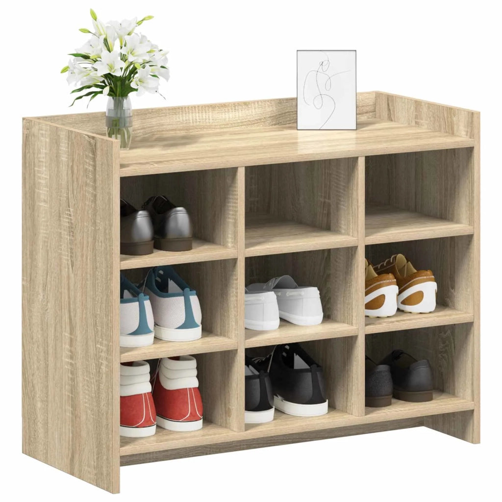 Mobile per scarpe Rovere Sonoma 85 x 39,5 x 70 cm 8011365