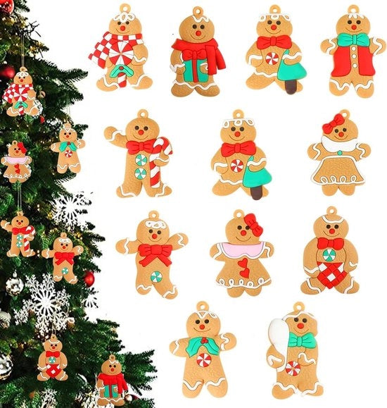 Set di Ornamenti per Albero di Natale con Lanyard per Decorazione di Natale 

Modello: 12 STKS 
Codice prodotto: Peperkoek Man Ornamenten Set