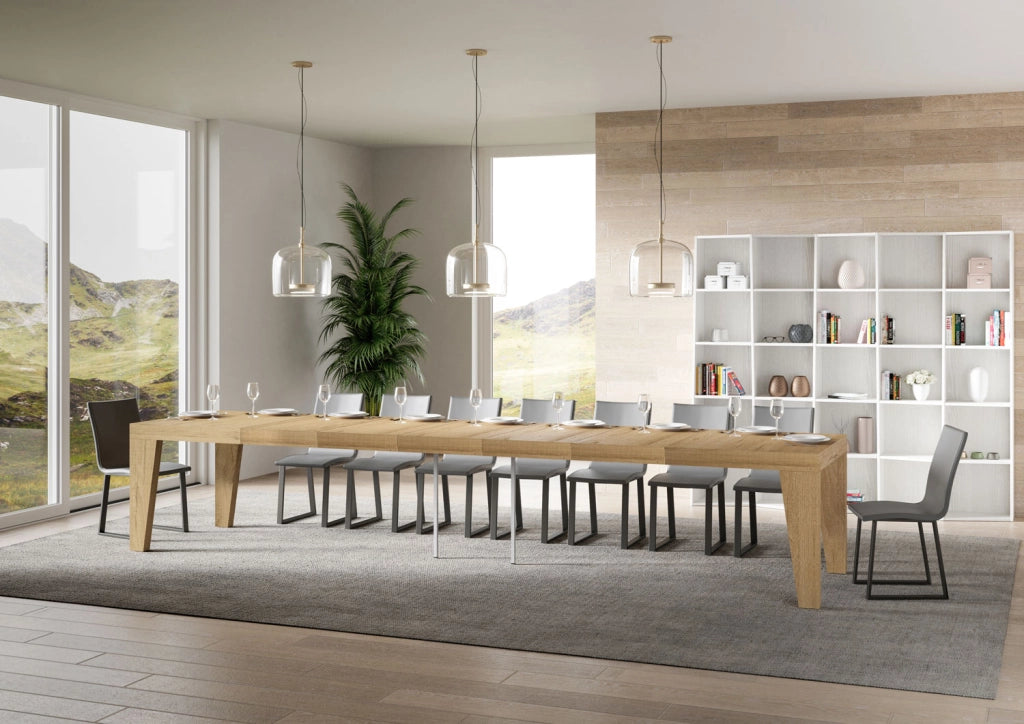 Tavolo allungabile 90x160/420 cm Naxor Premium quercia natura