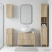 Set di Mobili da Bagno da 4 Pezzi ARNHEM Rovere Sonoma 3417929