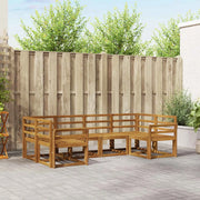 Set di divani da esterno 6 pcs Naturale