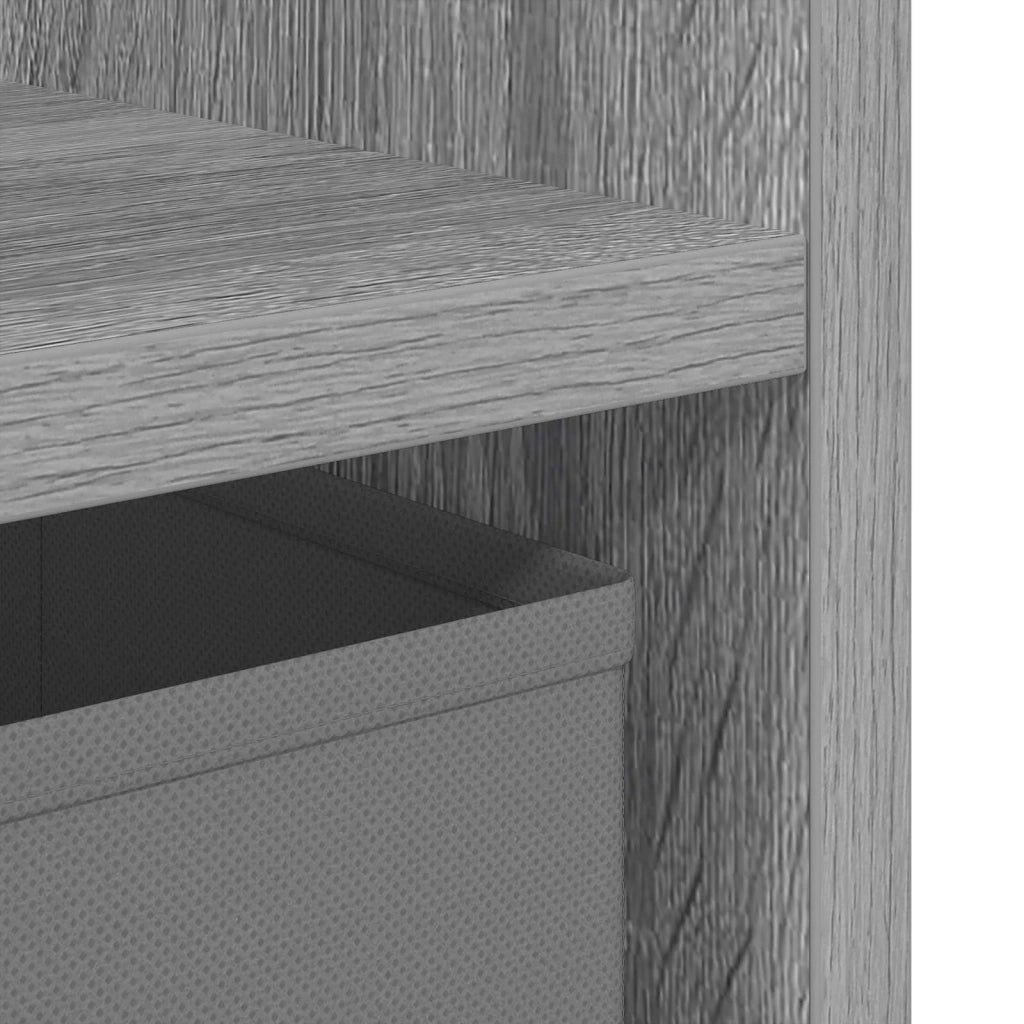Comodino Grigio Sonoma 25,5 x 22 x 49,5 cm Legno multistrato 8000606