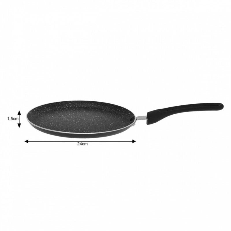 Kinghoff KH-1127 Padella per pancake 22 cm Rivestimento antiaderente in marmo