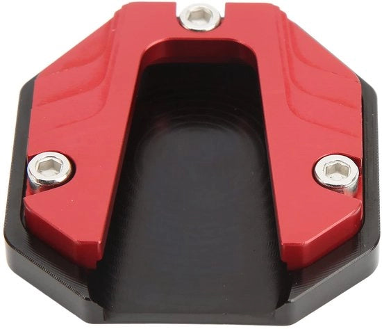 Supporto per Pedale di Sostegno in Alluminio - Sostegno Solido - Blocco Antiscivolo - Duraturo - Estensione - Protezione contro l'Usura - Pedale di Sostegno Lato per Motocicletta