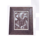 Cornice Portafoto da appoggio in Legno e Argento Grigio 10 x 15 cm