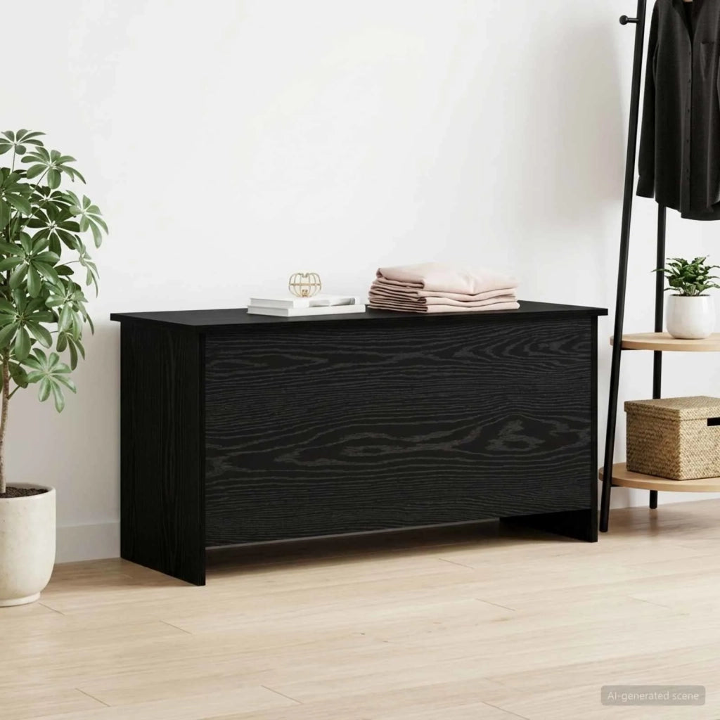 Cassa di stoccaggio Rovere Nero 100 x 40 x 50 cm 8011268