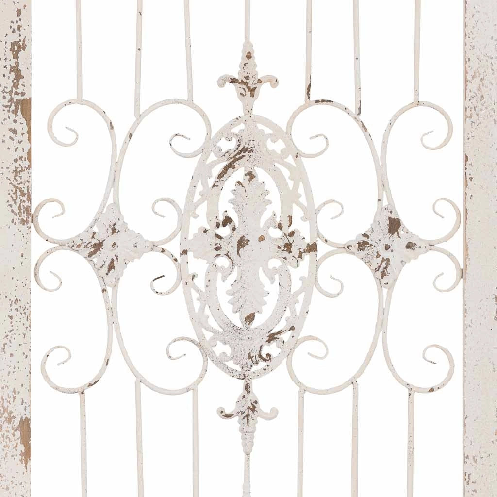 Anta in legno anticato bianco 68x3x178h cm