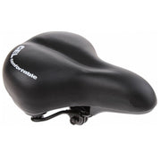 Trade Shop - Sella Bicicletta In Gel Sedile Per Bici Mountain Bike Sellino Universale Nero -