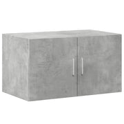 Armadietto a Muro | Mobile a Parete Grigio Cemento 70x42,5x40 cm Legno Multistrato