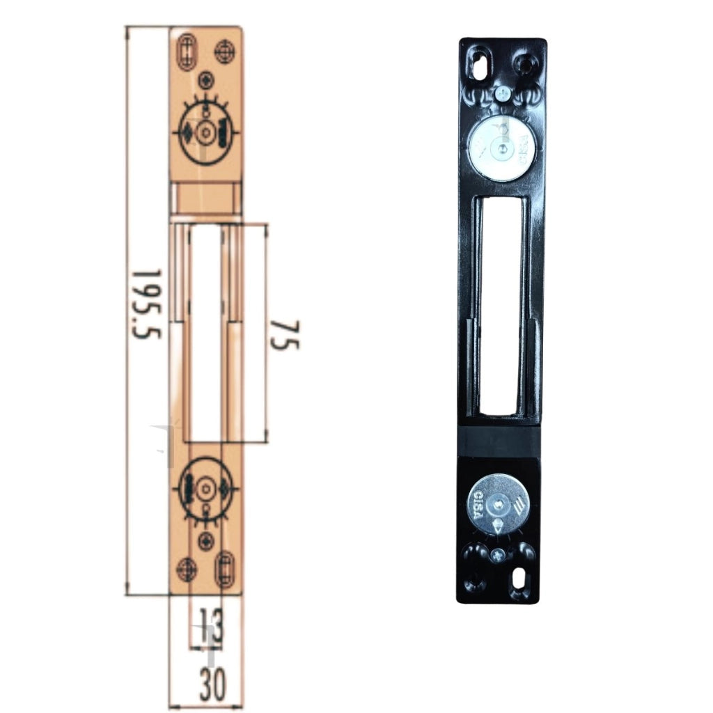 06465-57 CONTROPIASTRA IN METALLO R40. CISA