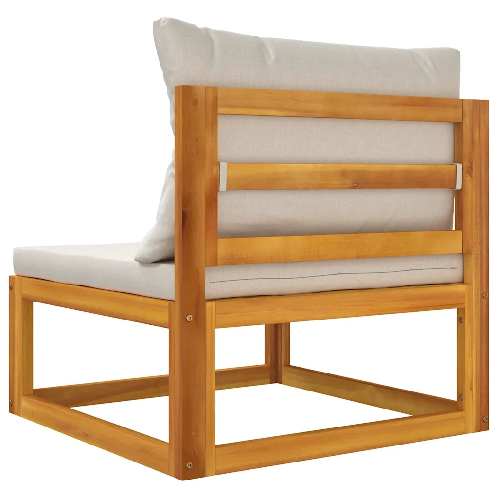 Salotto da Giardino-Set Divani da Giardino 2pz con Cuscini Legno Massello di Acacia 634527
