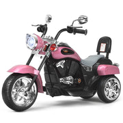 Moto elettrica chopper 91 x 48 x 64 cm reversibile stabile illuminata stile trendy PP rosa pallido 20_0020868