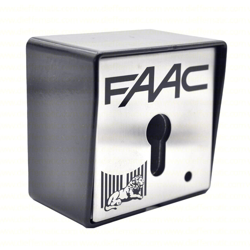 PULSANTE A CHIAVE DA PARETE T20 E FAAC 401012 SISTEMA COMANDO