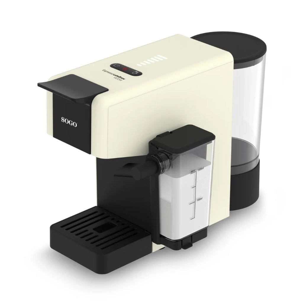 Macchina caffè multicapsula 4 in 1 20 bar con cappuccinatore, serbatoio 0,85L e 7 livelli volume caffè - Sogo