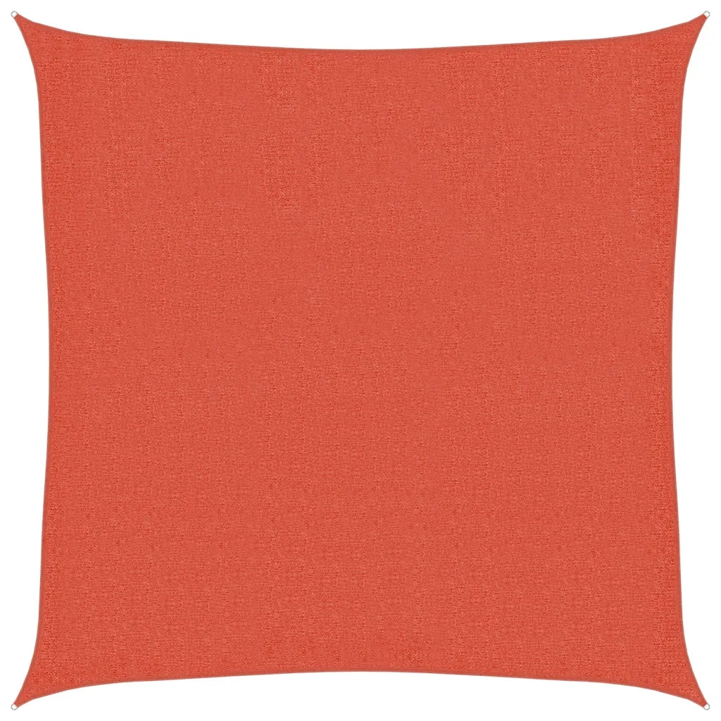 Vela Parasole 160 g/m² Quadrata Terracotta 3,6x3,6 m in HDPE 311330