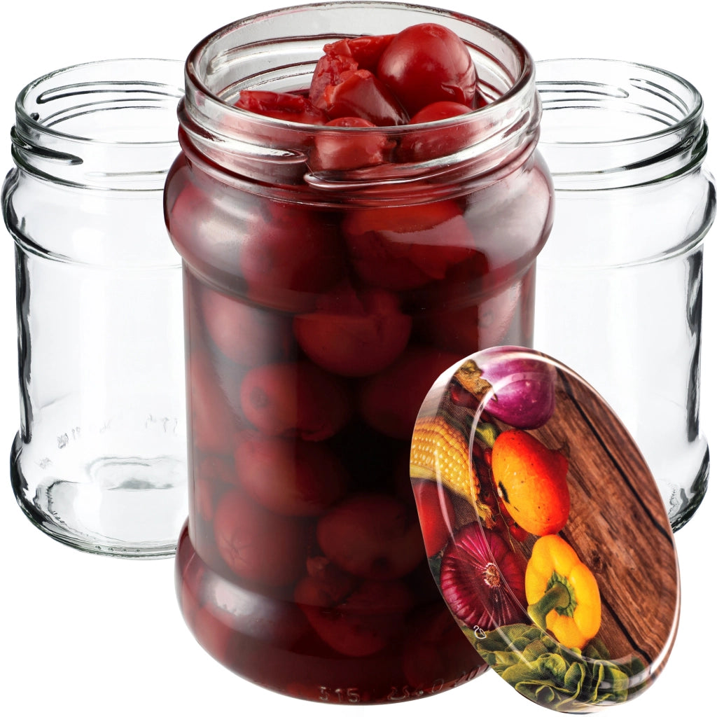 KADAX Seno vasetti 315ml 50pz 66mm + coperchi "Pepper"