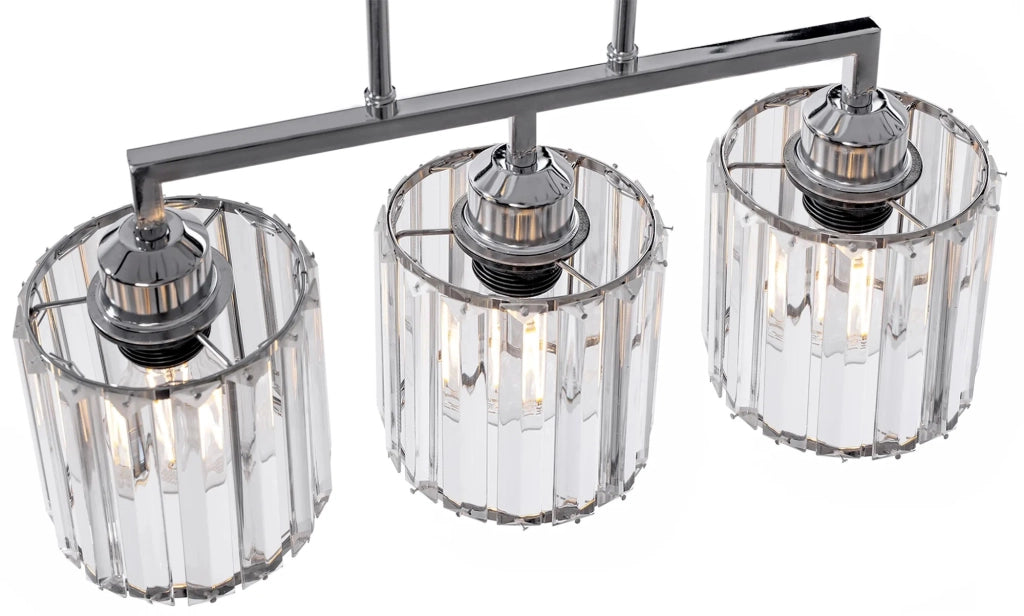 Lampada Pensile Glamour Cromo 3xe27 392228