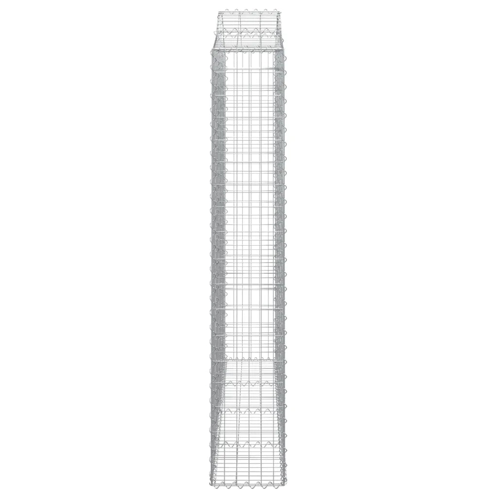 Cesti Gabbioni ad Arco 8 pz 200x30x180/200 cm Ferro Zincato 3145520