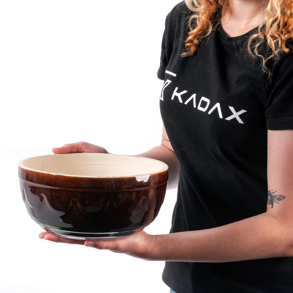 Ciotola da miscelazione in gres KADAX Makutra da 4 litri, 24 cm