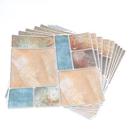 Decorazione per Parete PVC in Stile Mattonelle - Idrorepellente - 30x30cm - Rimovibile - Decorazione per Muro - Adatto per Salotto e Cucina